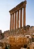 Liban (لبنان) - Baalbek (بعلبك) - Six colonnes du péristyle méridional du temple de (...)